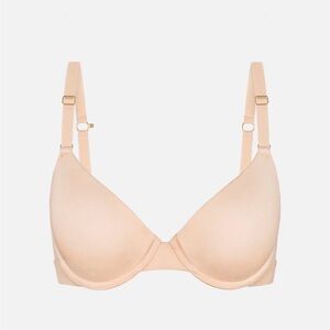 Lively The All-Day T-Shirt Bra Toasted Almond 38C Cream Tan